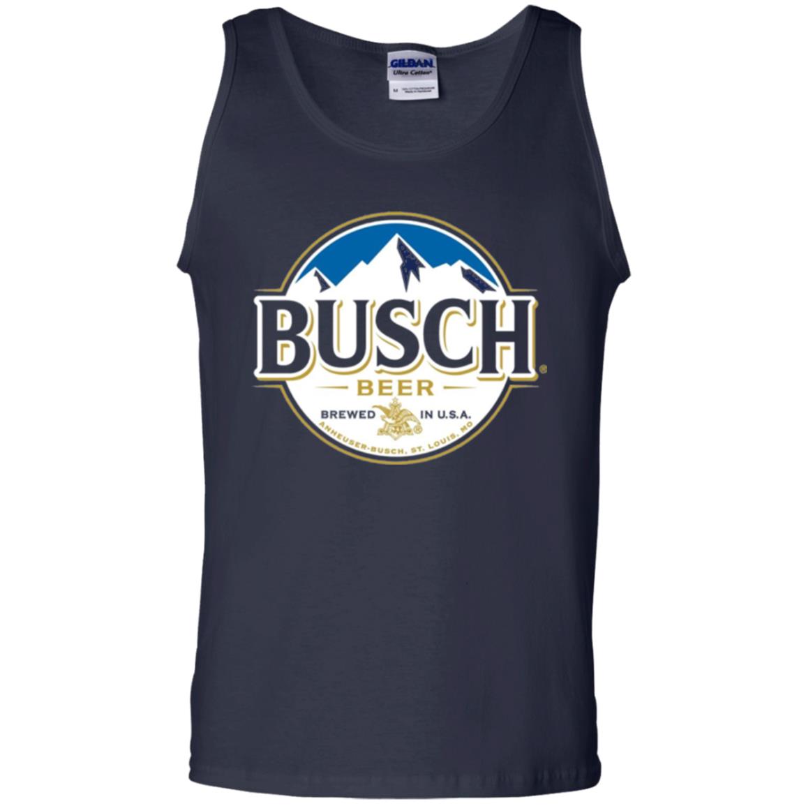 Beer Lovers T-shirt Busch Beer Navy
