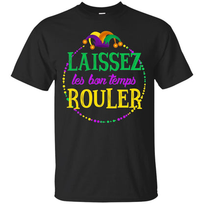 Laissez Les Bon Temps Rouler Mardi Gras T-shirt Black
