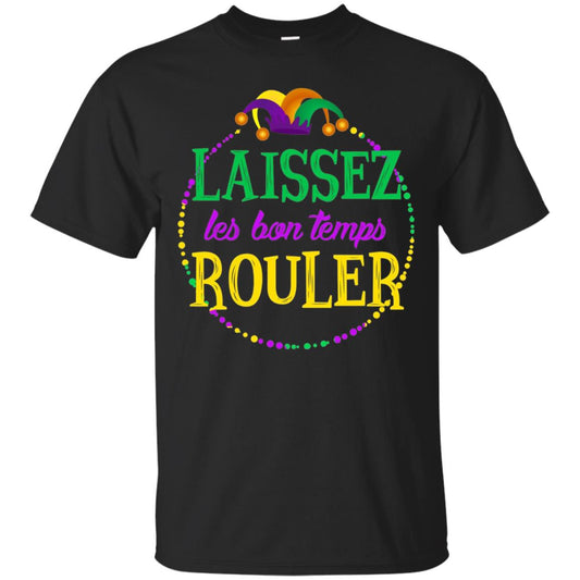 Laissez Les Bon Temps Rouler Mardi Gras T-shirt Black