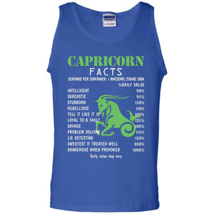 Capricorn Facts 1 Awesome Zodiac Sign Gift Shirt For Capricorn Horoscope