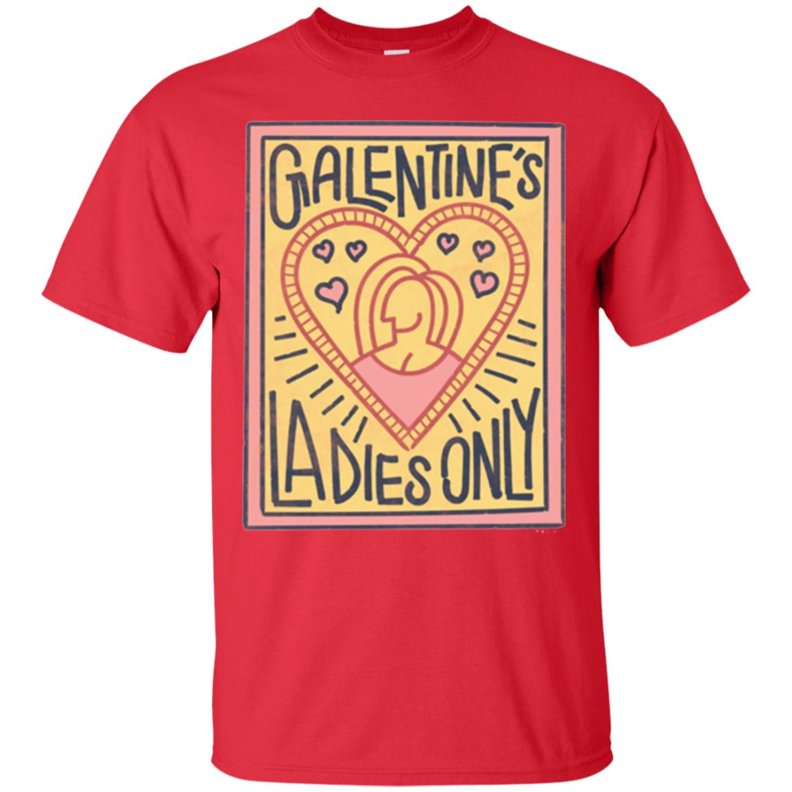 Premium T-shirt Galentine_s Day Ladies Only Red