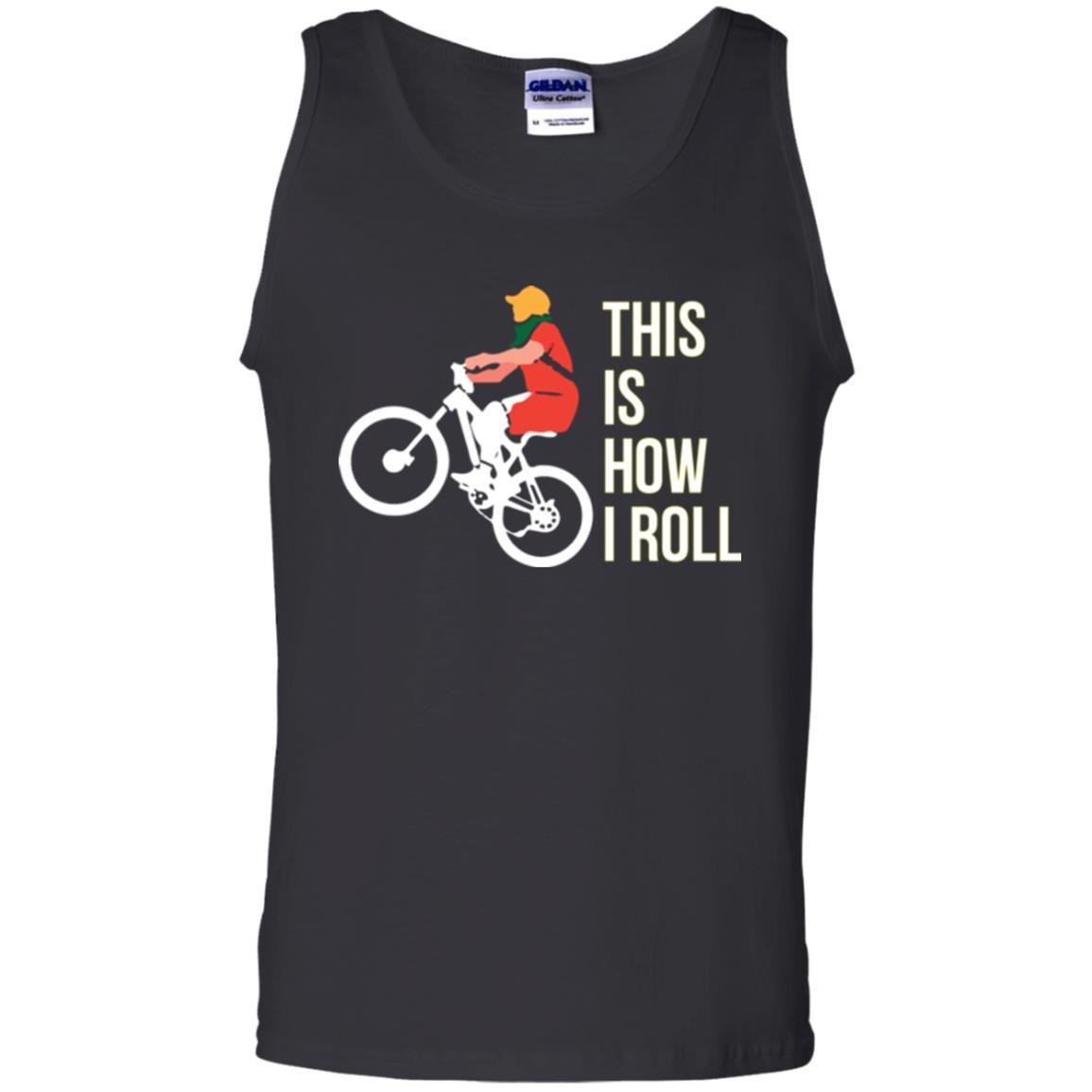 Bicycle T-shirt This Is How I Roll Black
