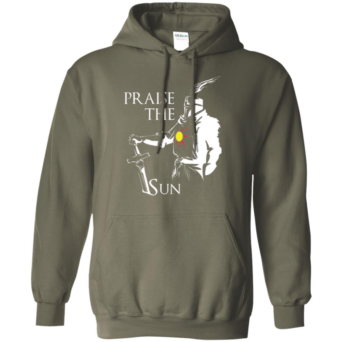 Gamer T-shirt Praise The Sun Knight T-shirt Military Green