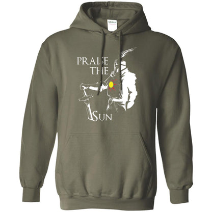 Gamer T-shirt Praise The Sun Knight T-shirt Military Green