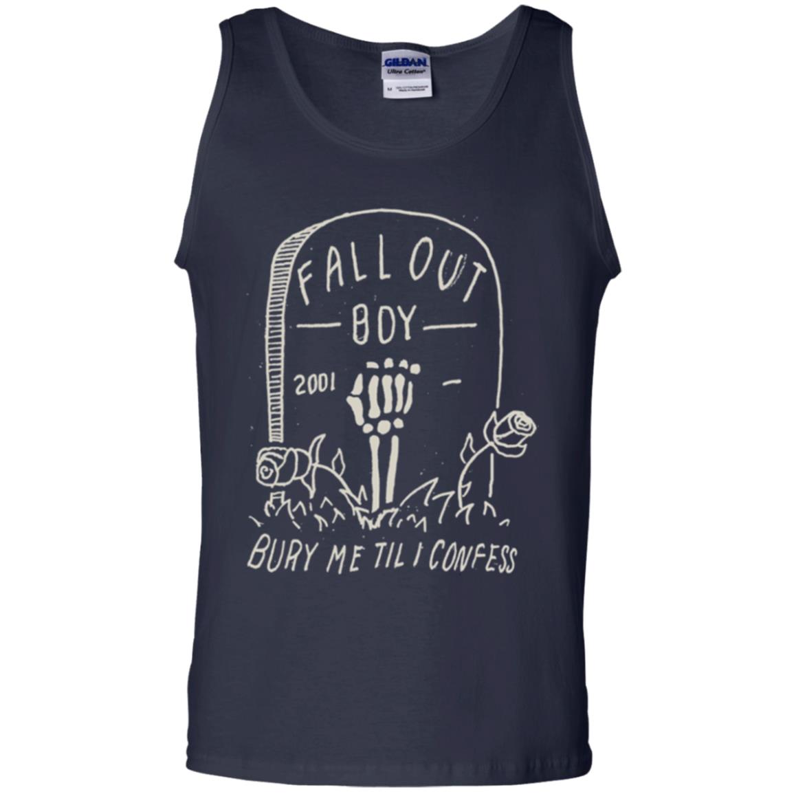 Fall Out Boy Bury Me Till I Confess T-shirt Navy