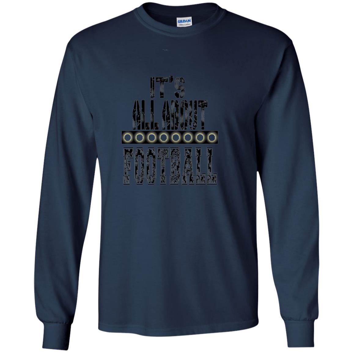 Football Lover T-shirt It_s All About Football Navy