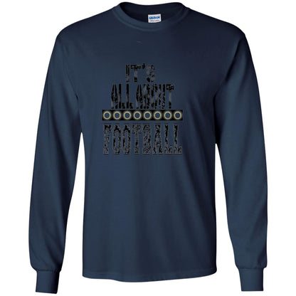 Football Lover T-shirt It_s All About Football Navy