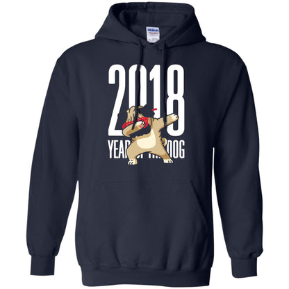 Dog Lover T-shirt 2018 Year Of The Dog Navy