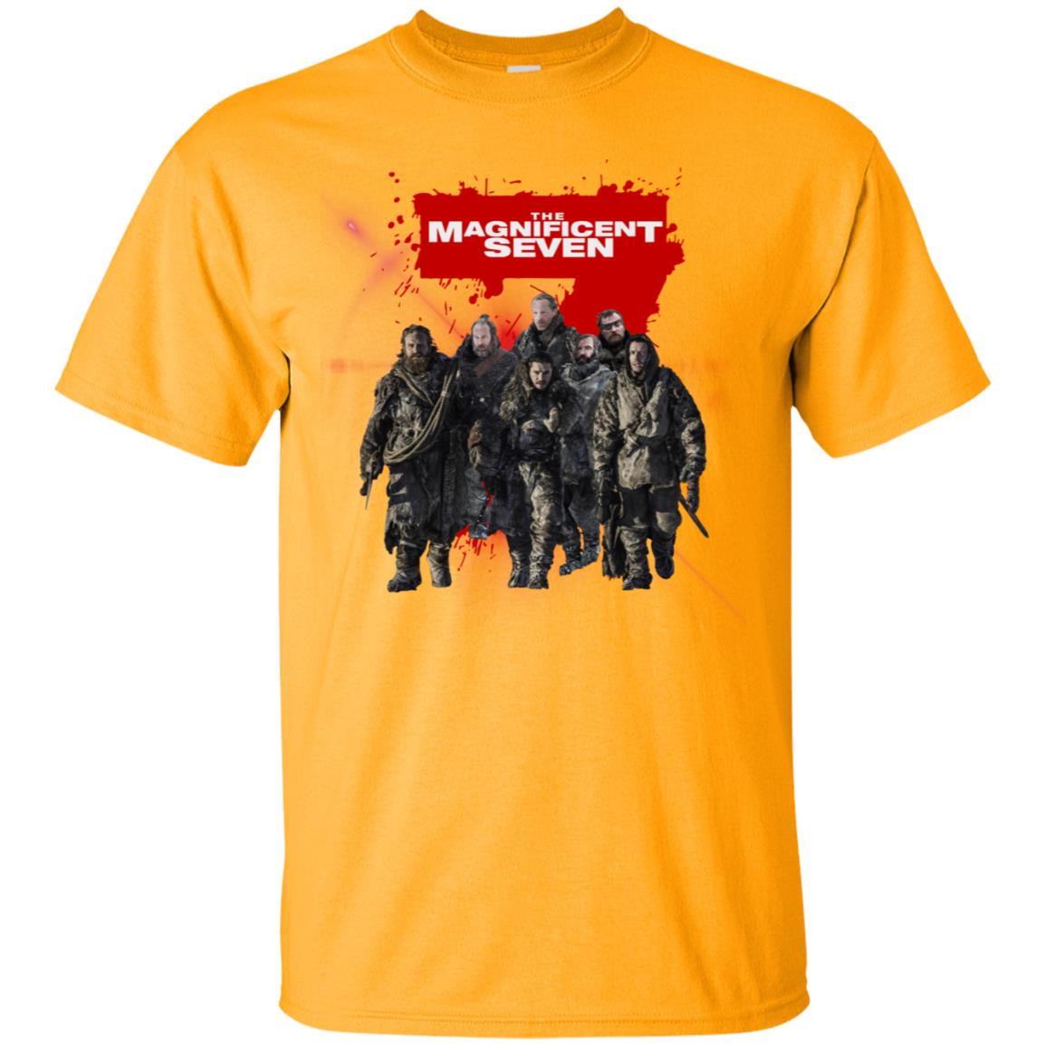 The Magnificent Seven Game Of Thrones Version T-shirt Gold