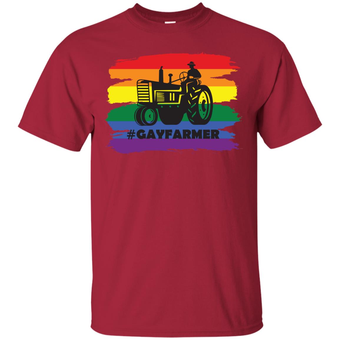 Hashtag Gay Farmer Lgbt Pride Month 2018 Shirt Cardinal