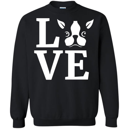 Dog Lovers T-shirt I Love My Boston Terrier Black