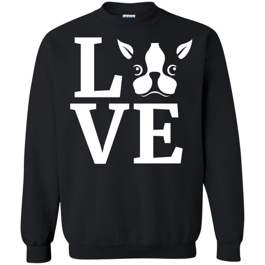 Dog Lovers T-shirt I Love My Boston Terrier Black