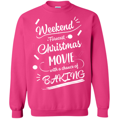 Christmas T-shirt Weekend Forecast Christmas Movie With A Chance Of Baking Heliconia