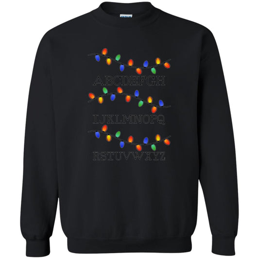 Christmas T-shirt Fairy Lights Black