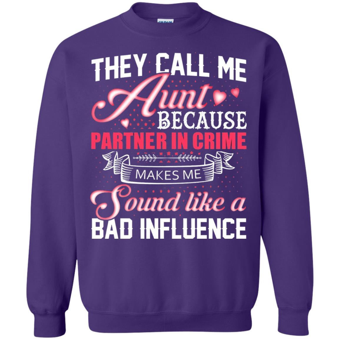 Aunt T-shirt They Call Me Aunt Purple
