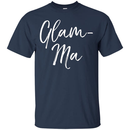 Glamorous Grandma Fabulous T-shirt Glam-ma T-shirt Navy