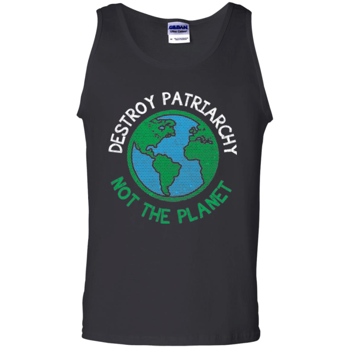 Women_s Right T-shirt Destroy The Patriarchy Not The Planet Black