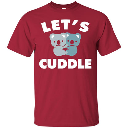Let_s Cuddle Novelty T-shirt Cardinal