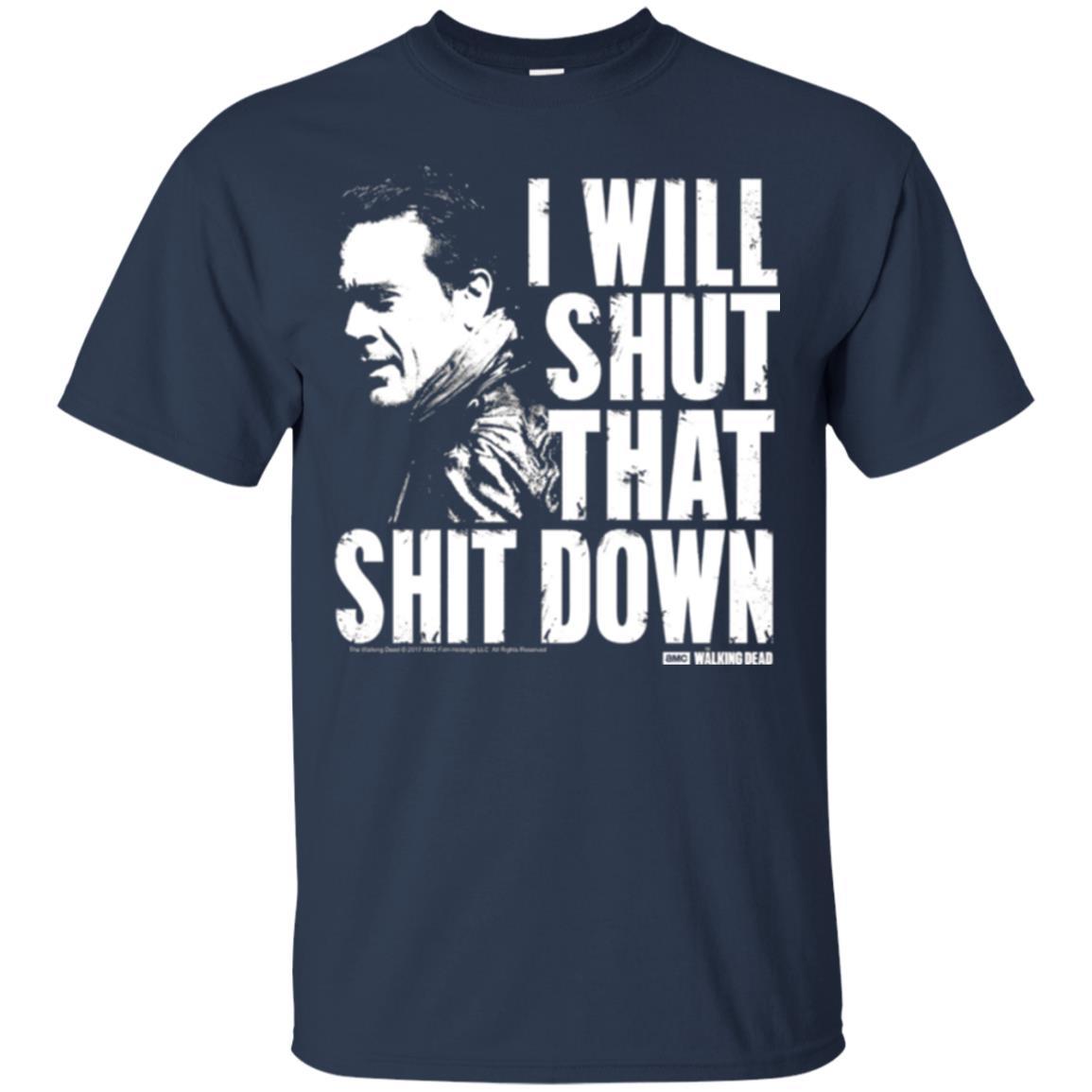 Film T-shirt I Shut That Shit Down Navy