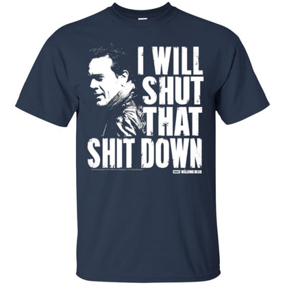Film T-shirt I Shut That Shit Down Navy