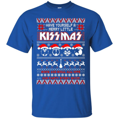 Christmas T-shirt Have Yourself A Merry Little Kissmas Royal
