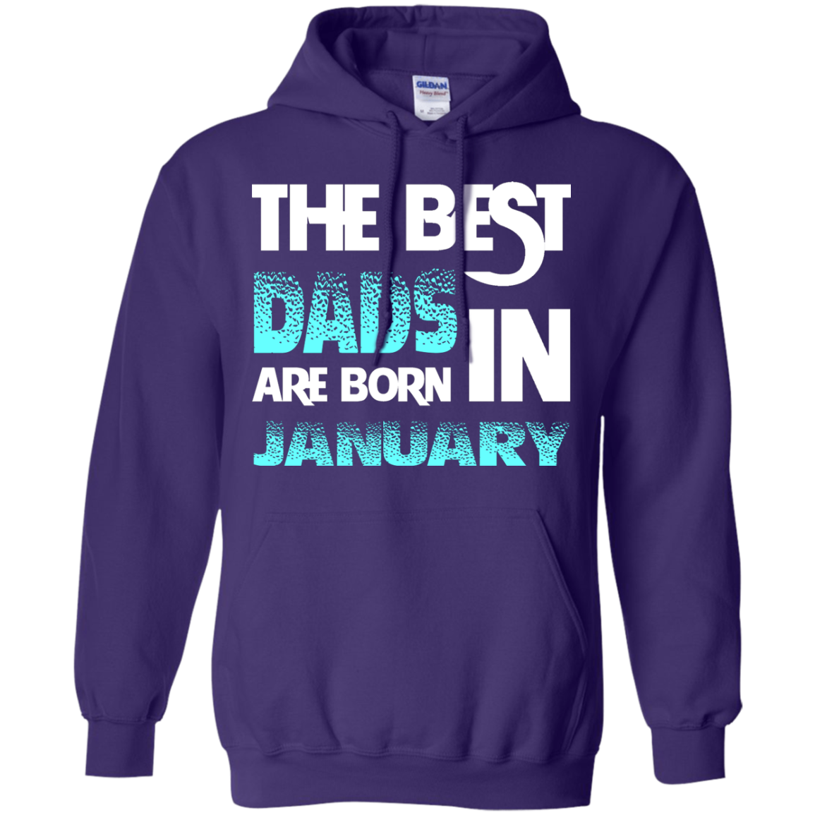 Daddy T-shirt The Best Dads Are Born In January Purple