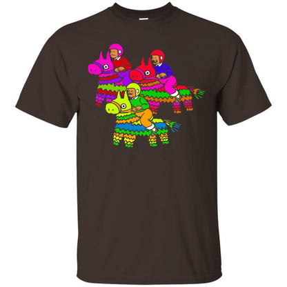 Cinco De Derby Pinata Jockeys Horse Race T-shirt Dark Chocolate