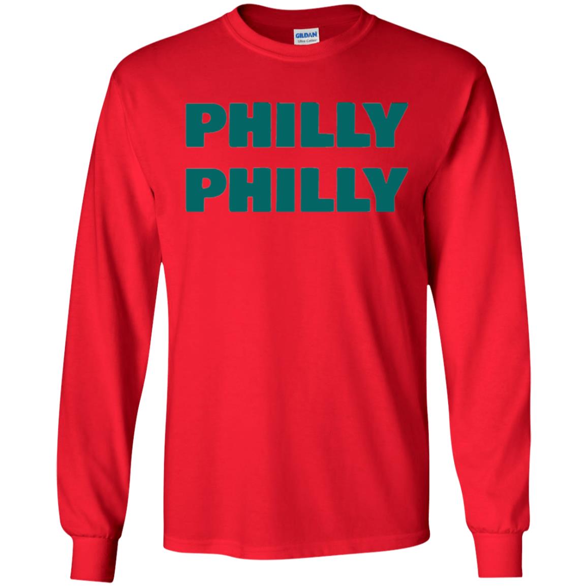 Football Lover T-shirt Philly Philly Philadelphia T-shirt Red
