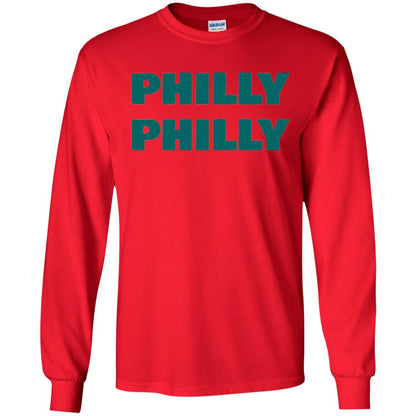 Football Lover T-shirt Philly Philly Philadelphia T-shirt Red