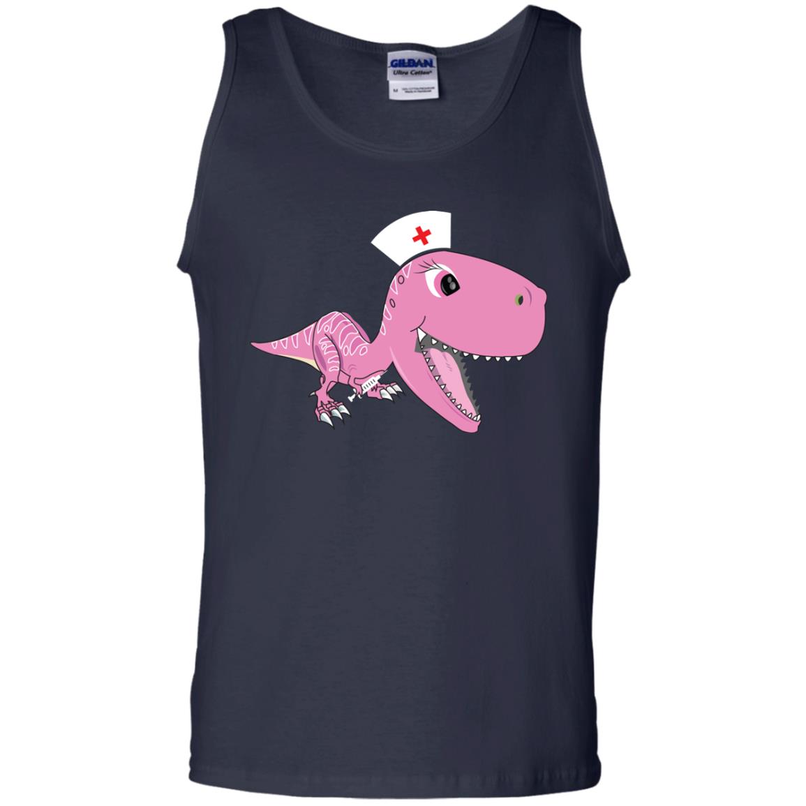 Dinosau-nurse Dinosaurus Nursing Shirt Navy