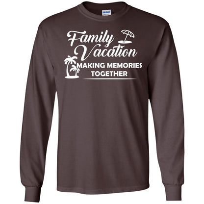 Family Vacation Making Memories Together Dark Chocolate