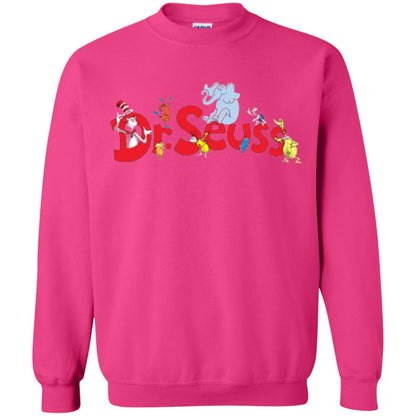 Dr. Seuss Family National Wear Red Day T-shirt Heliconia