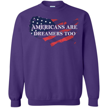 Americans Are Dreamers Too T-shirt Purple