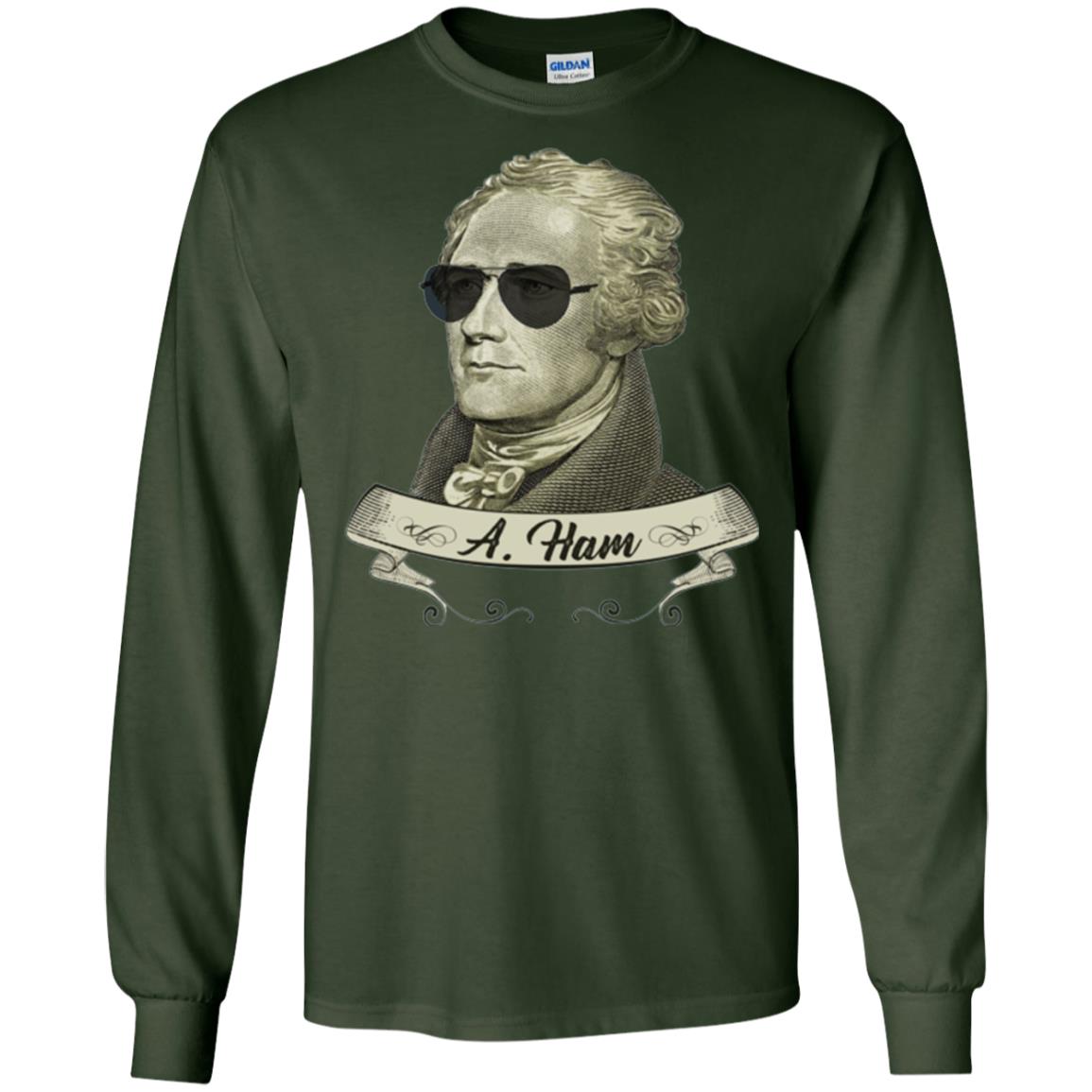 Funny Hamilton T-shirt Forest Green
