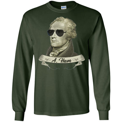 Funny Hamilton T-shirt Forest Green