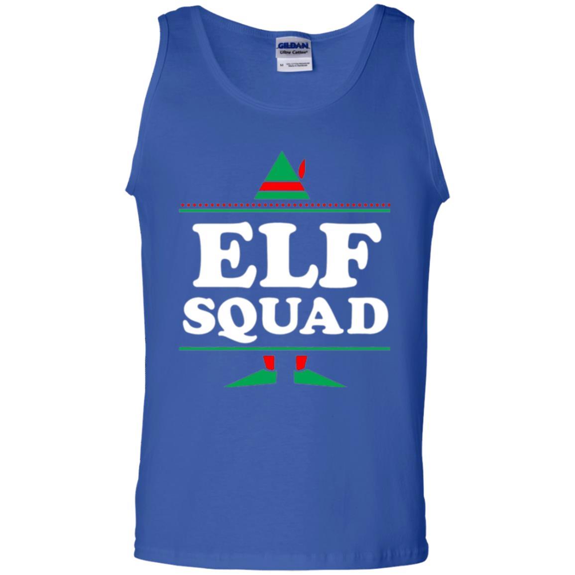 Christmas T-shirt Elf Squad Holiday Family Group Matching Royal