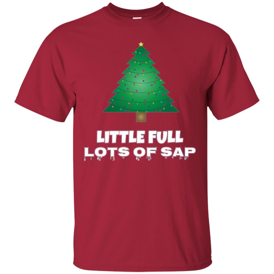 Christmas T-shirt Little Full Lots Of Sap Cardinal