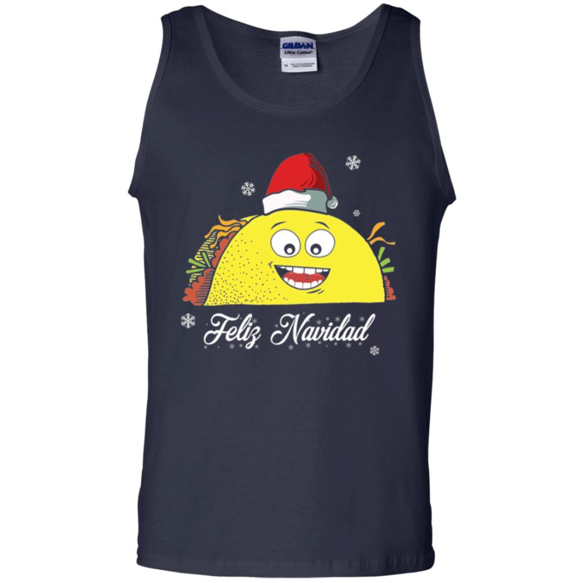 Christmas T-shirt Taco Feliz Navidad Navy