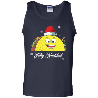 Christmas T-shirt Taco Feliz Navidad Navy