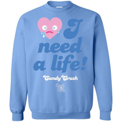 Candy Game T-shirt I Need A Life Carolina Blue
