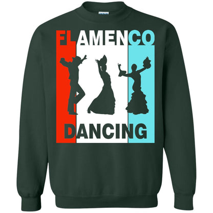 Flamenco Dancing Spanish Dance And Music Lover Shirt Forest Green