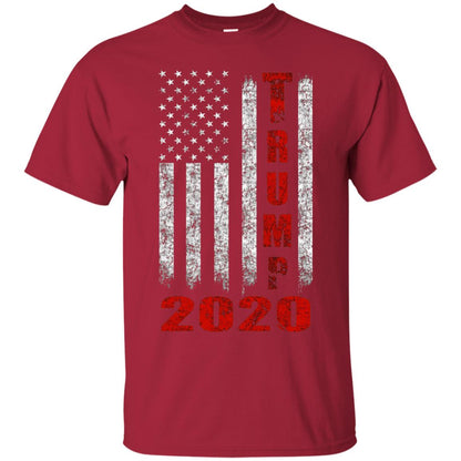 American Flag Vintage Design Trump 2020 T-shirt Cardinal