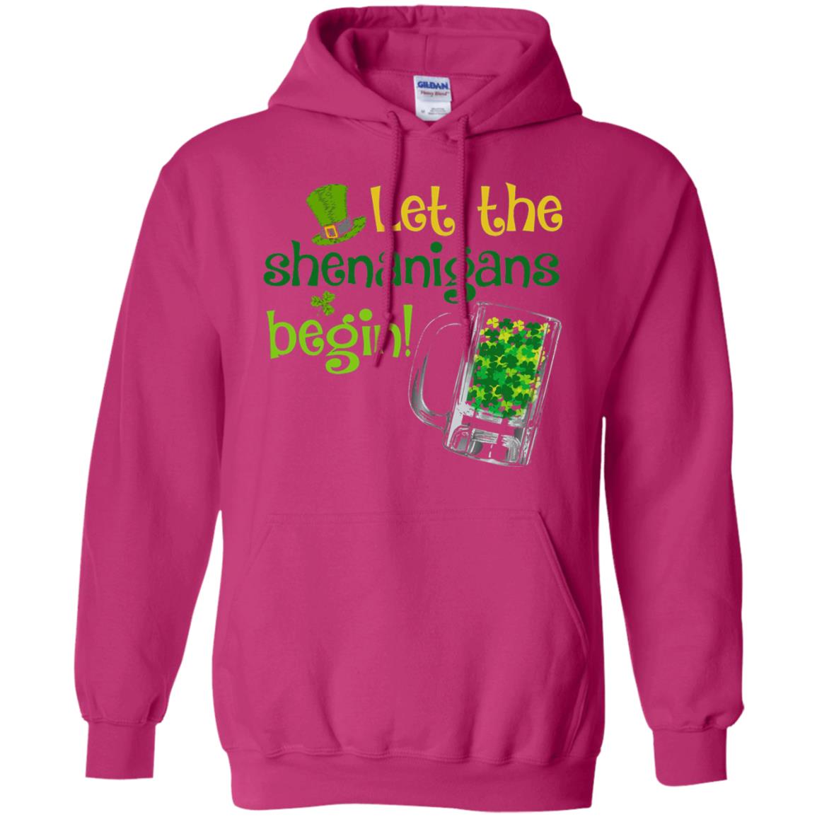 Let The Shenanigans Begin St. Patrick_s Day T-shirt Heliconia