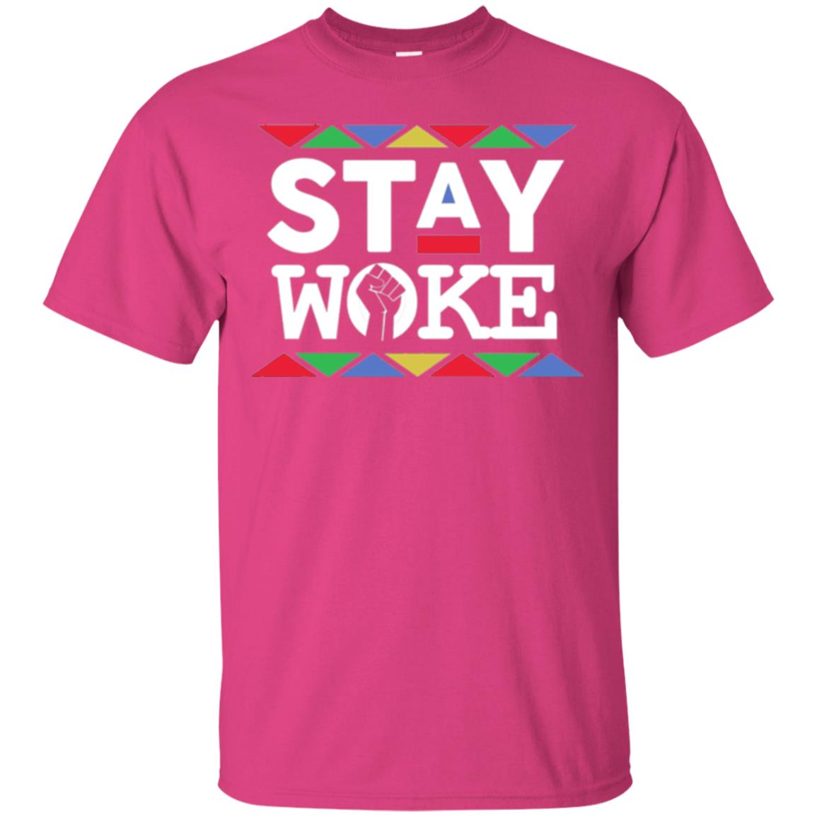 Stay Woke Against Inequality Black Power T-shirt Women_s Rights Heliconia