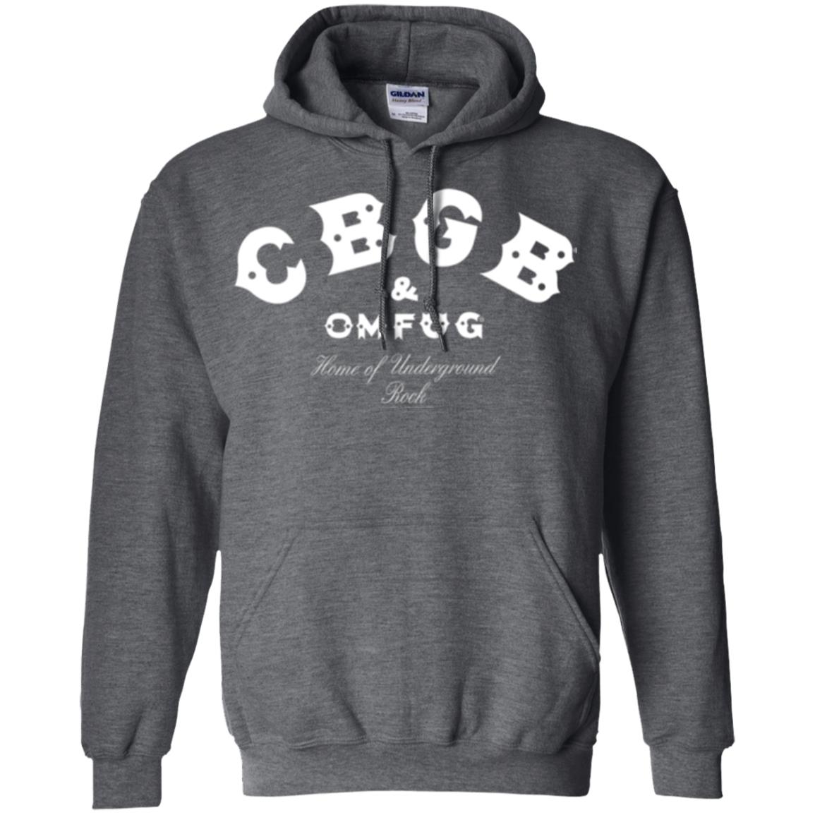 Music T-shirt Cbgb And Omfug Home Of Underground Rock Dark Heather
