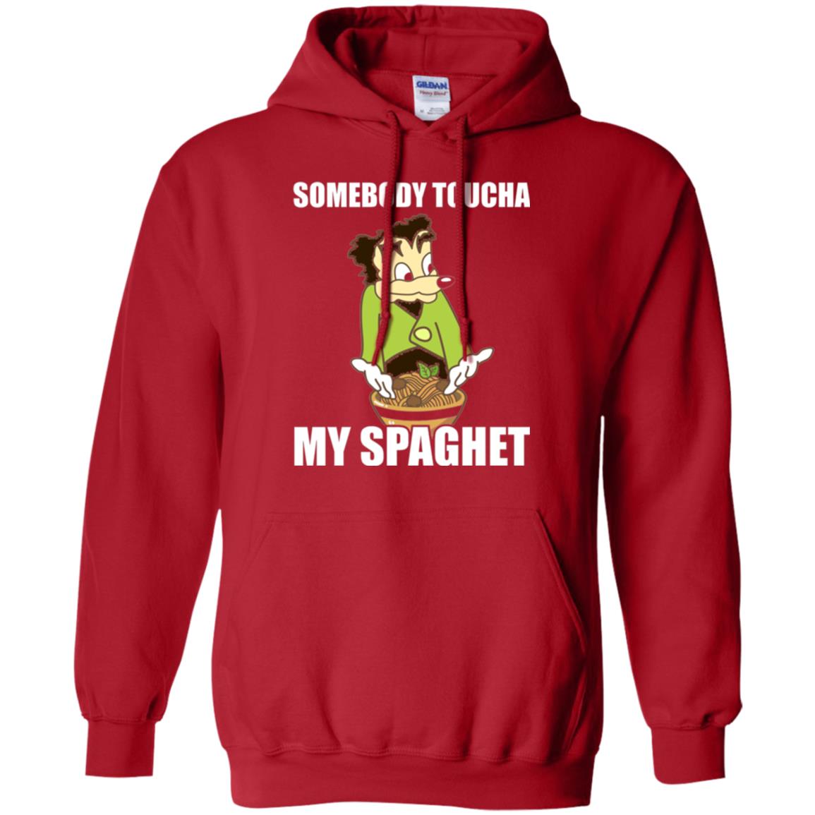 Somebody Toucha My Spaghet T-shirt Red