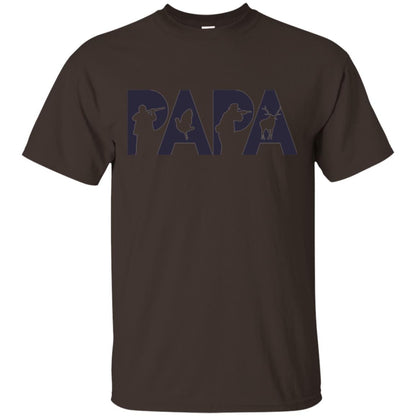 Hunter Dad T-shirt Dark Chocolate