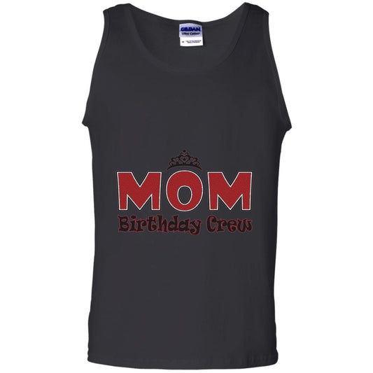 Mom Birthday Crew T-shirt Birthday Party Black