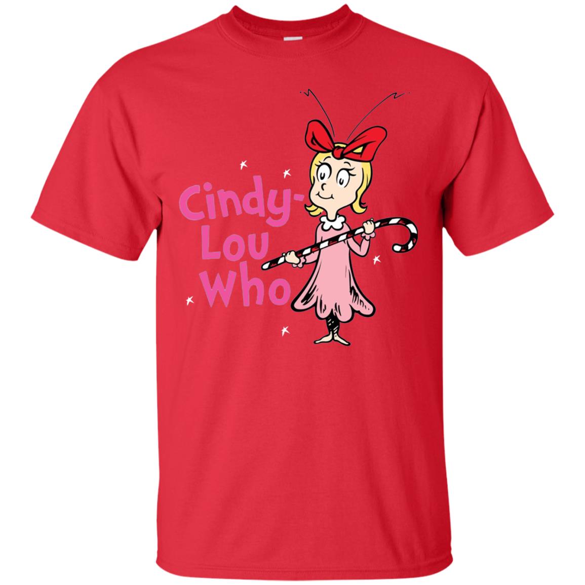 Dr. Seuss Cindy-lou Who T-shirt Red