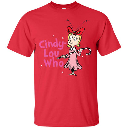 Dr. Seuss Cindy-lou Who T-shirt Red